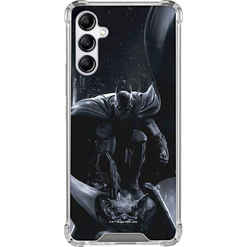 DC Comics Arkham Origins Batman In action pose Gabb Phone 4 Clear Case