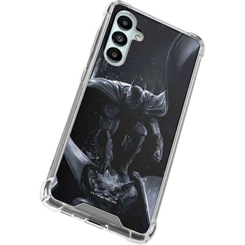DC Comics Arkham Origins Batman In action pose Galaxy A16 5G Clear Case