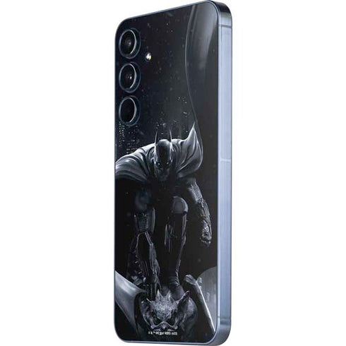 DC Comics Arkham Origins Batman In action pose Galaxy A55 5G Skin