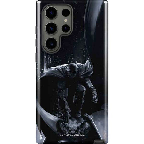 DC Comics Arkham Origins Batman In action pose Galaxy S23 Ultra Pro Case