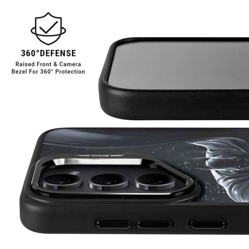 DC Comics Arkham Origins Batman In action pose Galaxy S24 Kickstand Case