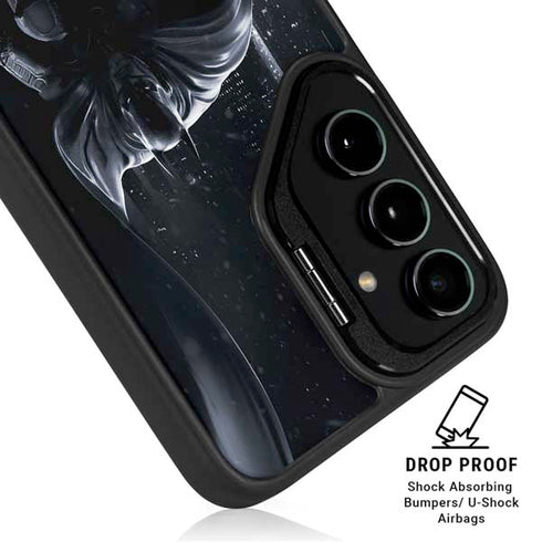 DC Comics Arkham Origins Batman In action pose Galaxy S24 Plus Kickstand Case