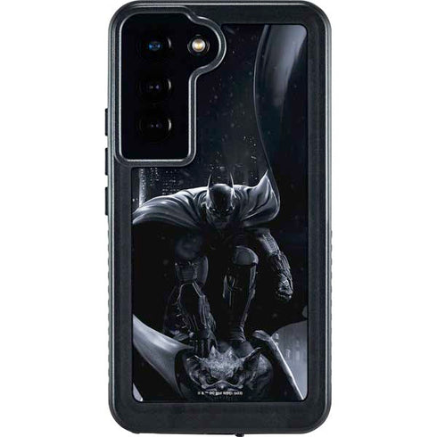 DC Comics Arkham Origins Batman In action pose Galaxy S24 Waterproof Case