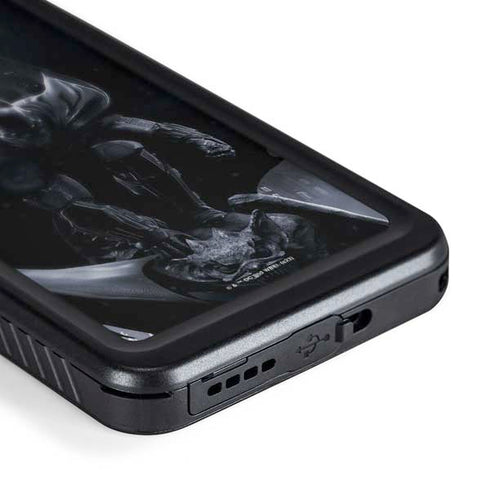 DC Comics Arkham Origins Batman In action pose Galaxy S24 Waterproof Case