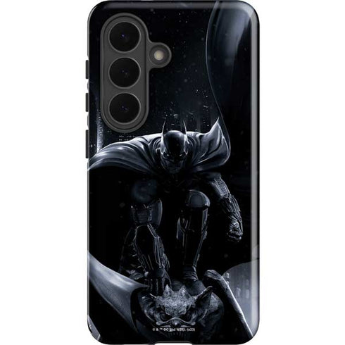 DC Comics Arkham Origins Batman In action pose Galaxy S26 Impact Case