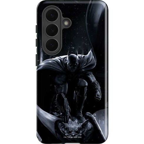 DC Comics Arkham Origins Batman In action pose Galaxy S26 Plus Impact Case