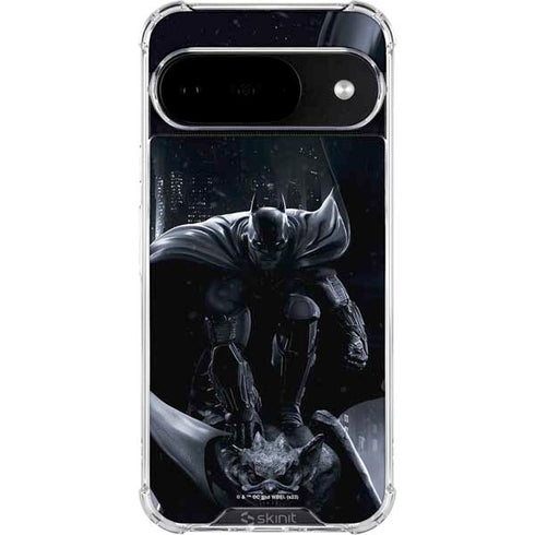 DC Comics Arkham Origins Batman In action pose Google Pixel 10 Clear Case