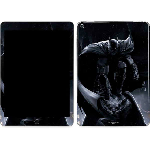DC Comics Arkham Origins Batman In action pose iPad Skins