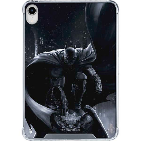 DC Comics Arkham Origins Batman In action pose iPad 11th Gen (2025) Clear Case