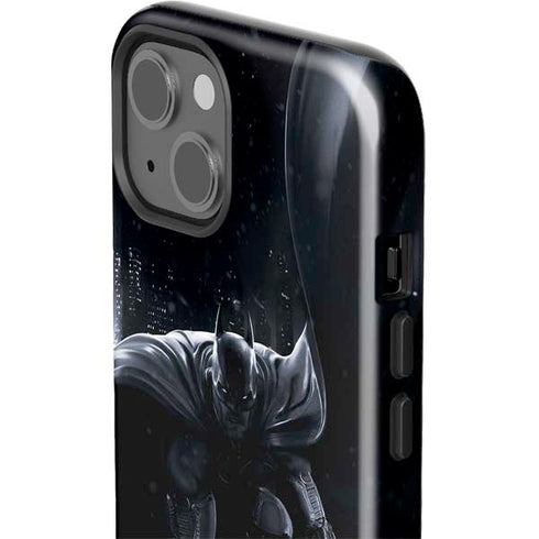 DC Comics Arkham Origins Batman In action pose iPhone 15 Impact Case
