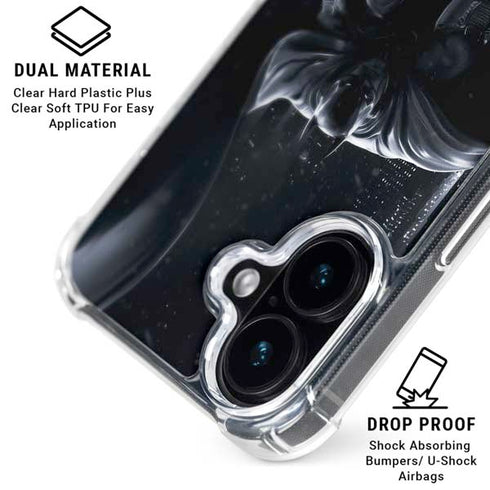 DC Comics Arkham Origins Batman In action pose iPhone 16 MagSafe Case