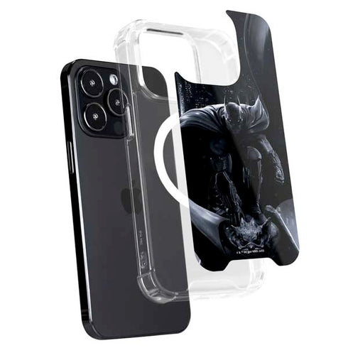 DC Comics Arkham Origins Batman In action pose iPhone 16 Pro MagSafe Case