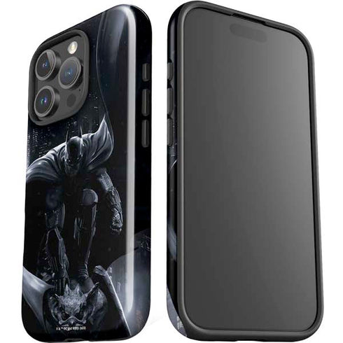 DC Comics Arkham Origins Batman In action pose iPhone 16 Pro Max Impact Case