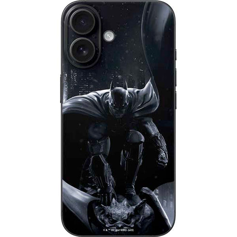 DC Comics Arkham Origins Batman In action pose iPhone 17 Skin