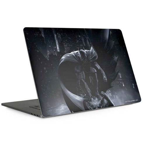 DC Comics Arkham Origins Batman In action pose MacBook Skins