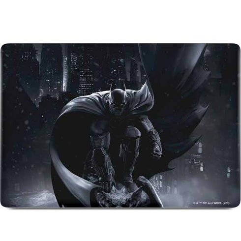 DC Comics Arkham Origins Batman In action pose MacBook Skins