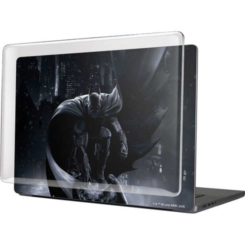 DC Comics Arkham Origins Batman In action pose MacBook Cases