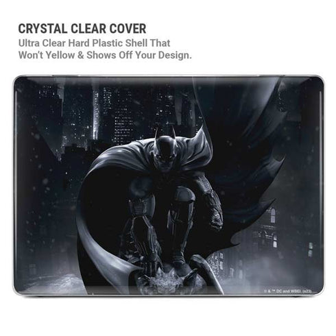 DC Comics Arkham Origins Batman In action pose MacBook Cases