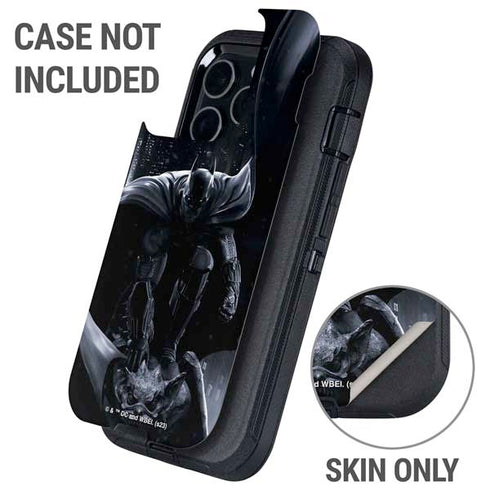 DC Comics Arkham Origins Batman In action pose Otterbox Defender iPhone Skin