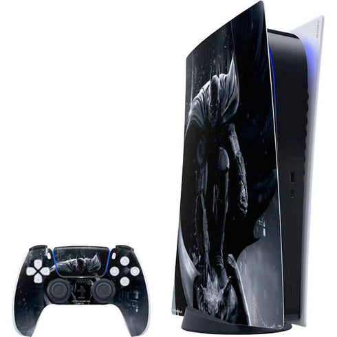 DC Comics Arkham Origins Batman In action pose PlayStation PS5 Skins