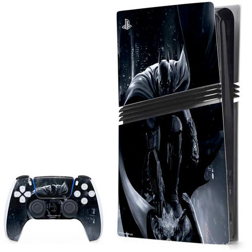 DC Comics Arkham Origins Batman In action pose PlayStation PS5 Skins
