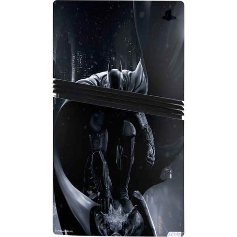 DC Comics Arkham Origins Batman In action pose PS5 Pro Bundle Skin