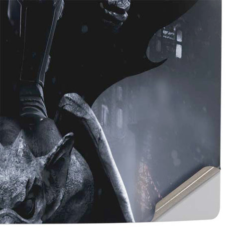 DC Comics Arkham Origins Batman In action pose PS5 Pro Console Skin