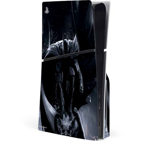 DC Comics Arkham Origins Batman In action pose PlayStation PS5 Skins