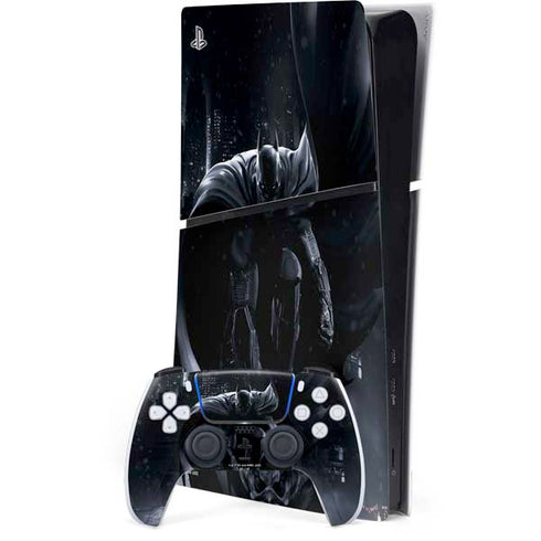 DC Comics Arkham Origins Batman In action pose PlayStation PS5 Skins