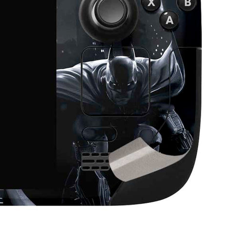 DC Comics Arkham Origins Batman In action pose Steam Deck Handheld Gaming Computer OLED Skin