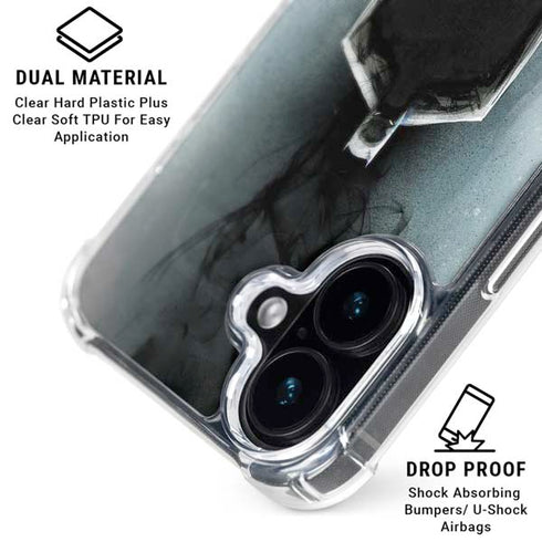 DC Comics Batman Black Mirror Cover #1 iPhone 17 Clear Case