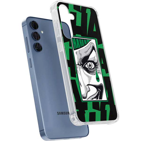 DC Comics The Joker Teardrop Card Galaxy A35 5G Clear Case