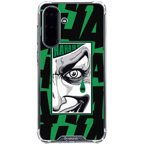 DC Comics The Joker Teardrop Card Galaxy A36 5G Clear Case