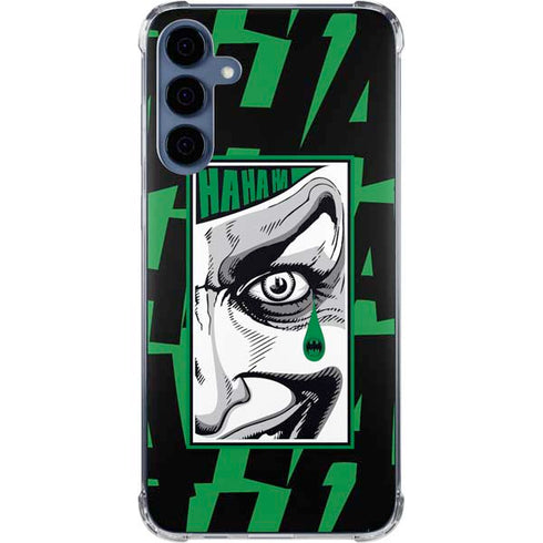 DC Comics The Joker Teardrop Card Galaxy A55 5G Clear Case