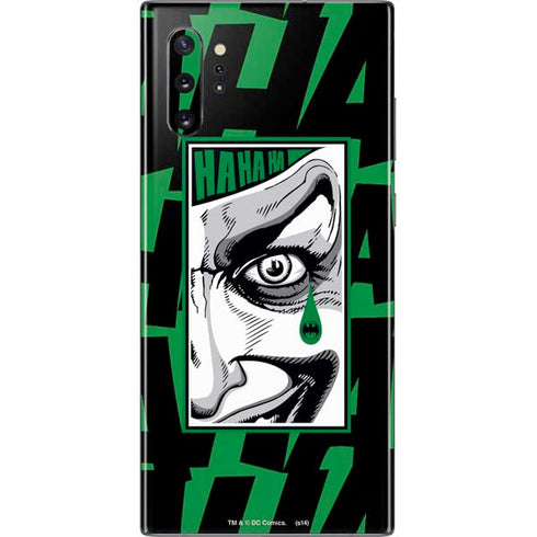 DC Comics The Joker Teardrop Card Galaxy Note 10 Plus Skin