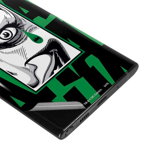 DC Comics The Joker Teardrop Card Galaxy Note 10 Plus Skin