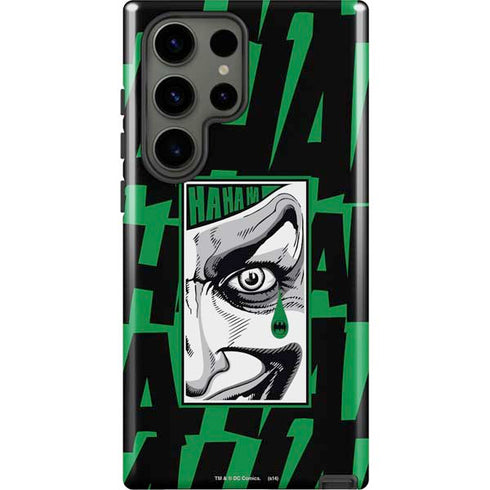 DC Comics The Joker Teardrop Card Galaxy S23 Ultra Pro Case