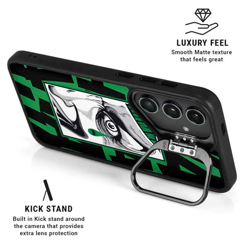 DC Comics The Joker Teardrop Card Galaxy S25 Kickstand Case