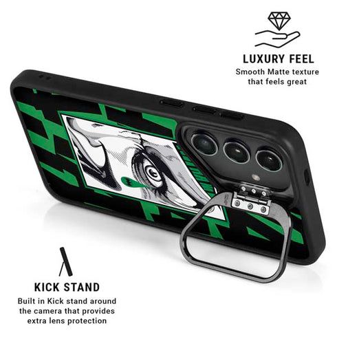 DC Comics The Joker Teardrop Card Galaxy S25 Plus Kickstand Case