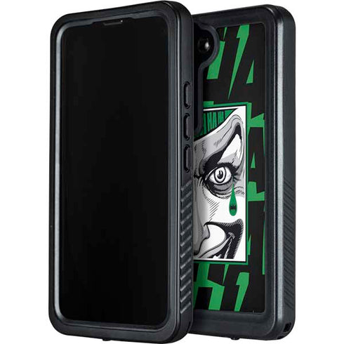 DC Comics The Joker Teardrop Card Galaxy S24 Plus Waterproof Case