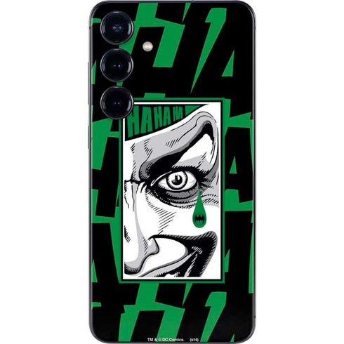 DC Comics The Joker Teardrop Card Galaxy S25 Skin