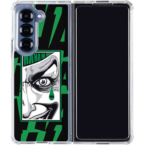 DC Comics The Joker Teardrop Card Galaxy Z Fold6 Clear Case