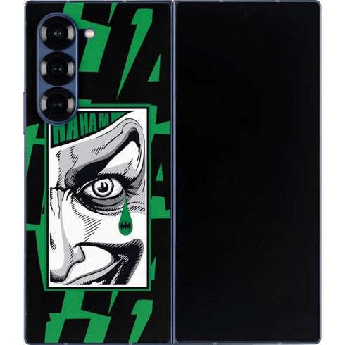 DC Comics The Joker Teardrop Card Galaxy Z Fold6 Skin