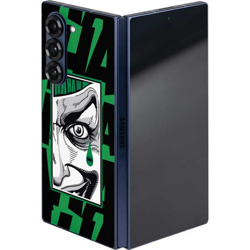 DC Comics The Joker Teardrop Card Galaxy Z Fold6 Skin