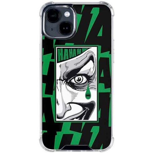 DC Comics The Joker Teardrop Card iPhone 15 Clear Case