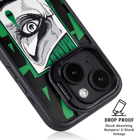 DC Comics The Joker Teardrop Card iPhone 15 Plus Kickstand Case