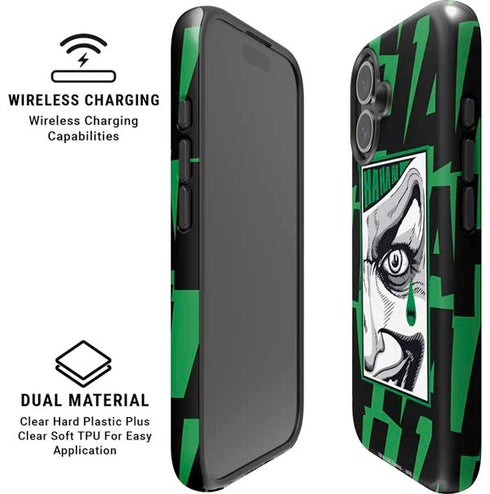 DC Comics The Joker Teardrop Card iPhone 16 Magsafe Impact Case