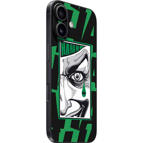 DC Comics The Joker Teardrop Card iPhone 16 Skin