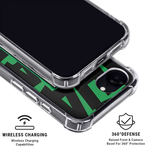 DC Comics The Joker Teardrop Card iPhone 16e Clear Case
