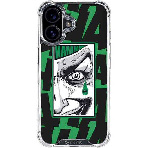 DC Comics The Joker Teardrop Card iPhone 17 Clear Case